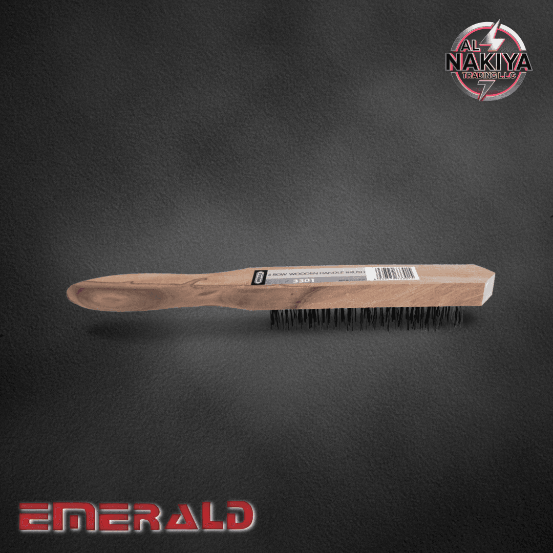 STEEL WIRE BRUSH WITH WOODEN HANDLE