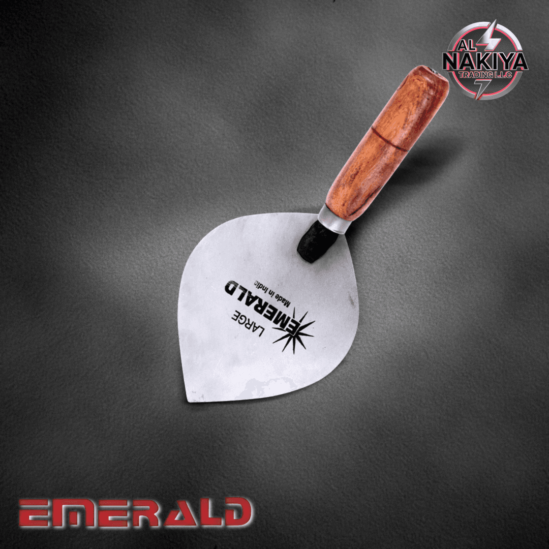 WOODEN HANDLE BRICKLAYING TROWEL