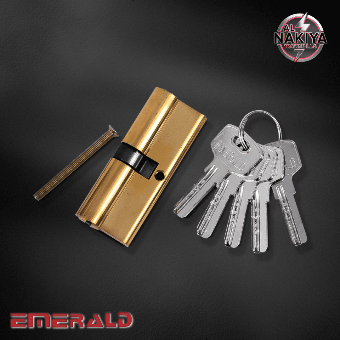 BRASS CYLINDER LOCK WITH 5KEY
