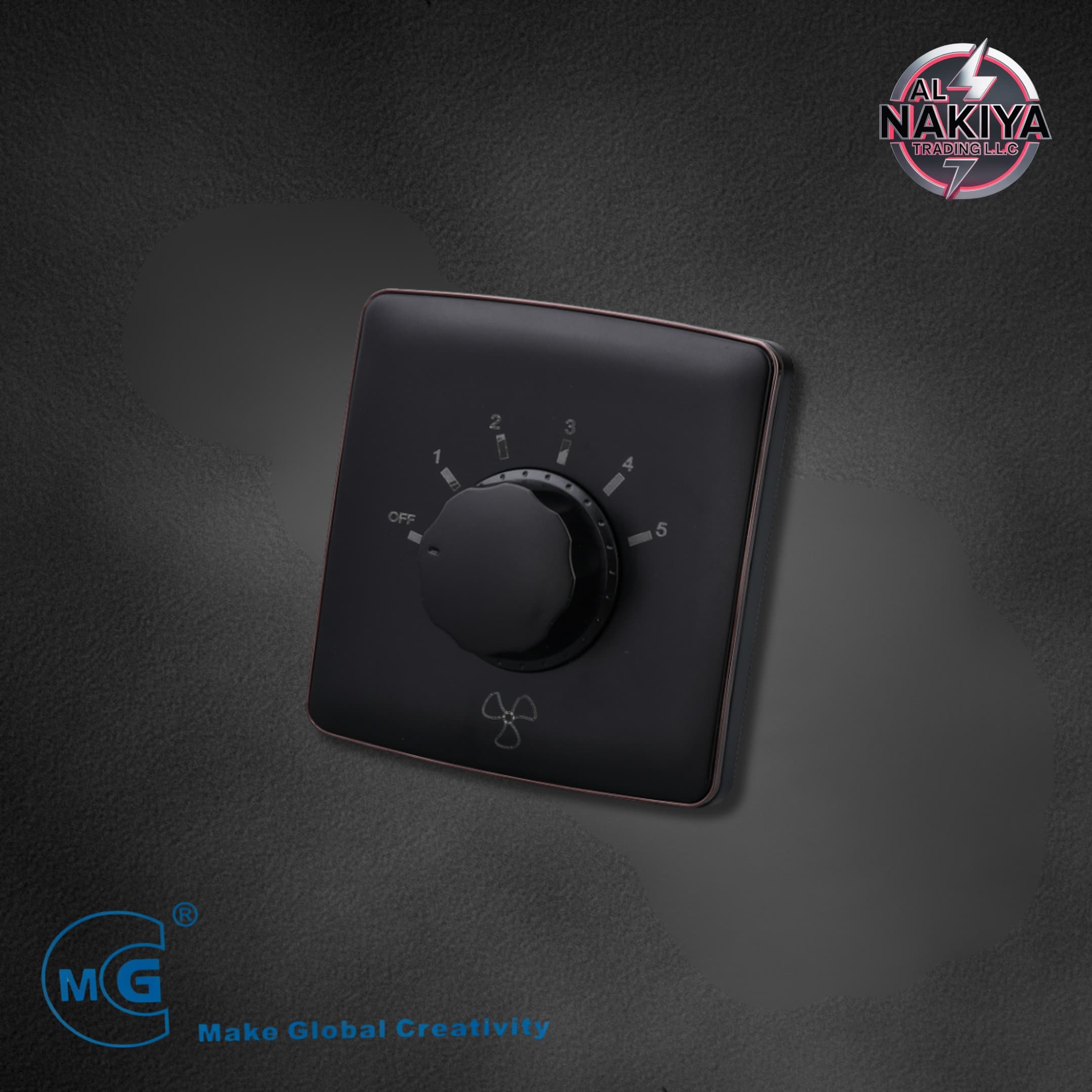 FAN DIMMER (WHITE+GOLD)